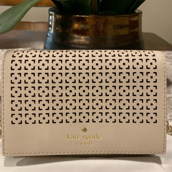 NWT Kate Spade Cami crossbody Purse in crisplinen - Picture 5 of 7